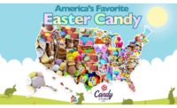 Candystore.com creates maps highlighting Most Popular Easter Candy, Worst Easter Candy, and Most Popular Jelly Beans