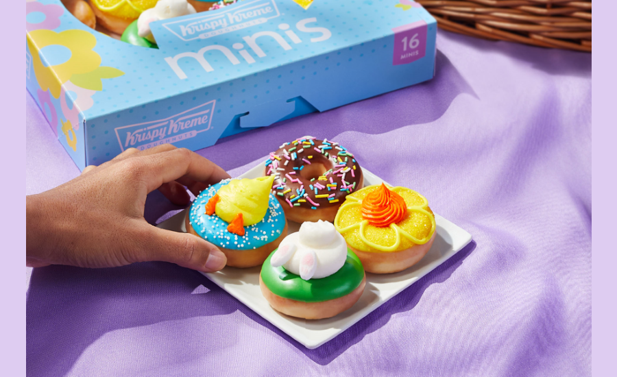 Krispy Kreme debuts Spring Mini Doughnuts Snack Food & Wholesale Bakery