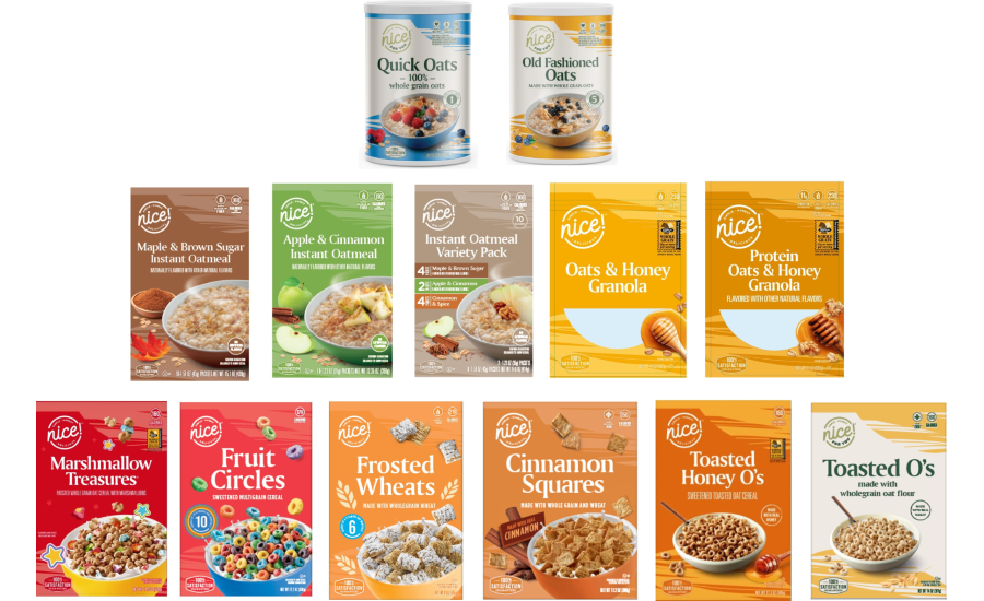 Walgreens unveils Nice! breakfast cereals, instant oatmeal, and granola ...