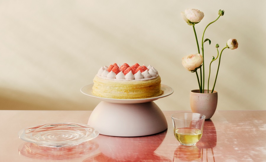 Lady M Confections and Oishii debut Omakase Berry Mille Crêpes cake