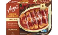 Amy's Kitchen unveils refreshed packaging, family size entrées