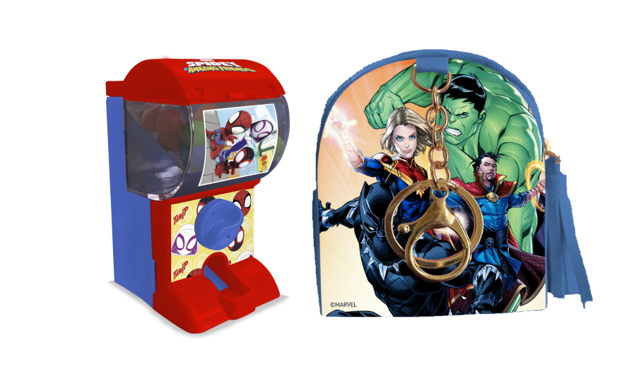 CandyRific debuts Marvel-themed mini candy dispensers, backpacks