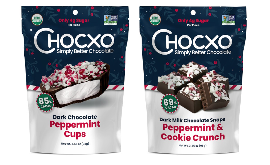 Chocxo introduces organic better-for-you holiday chocolates to its lineup