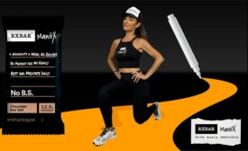 RXBAR joins with Marina Menounos on customizable MANIFX Bars