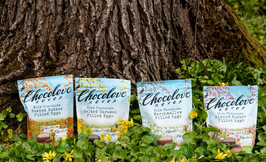 Chocolove debuts filled chocolate eggs in four flavors | Snack Food ...