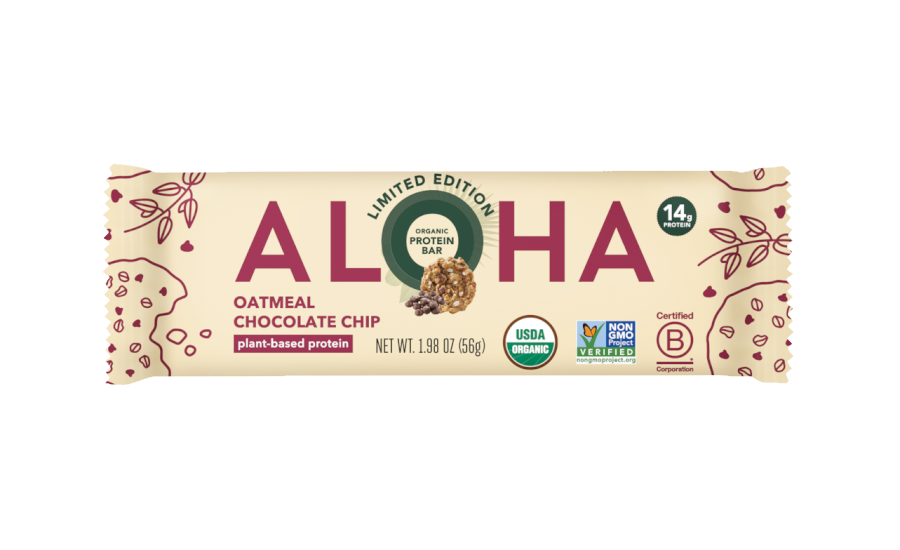 Aloha adds Oatmeal Chocolate Chip Bar to lineup | Snack Food ...