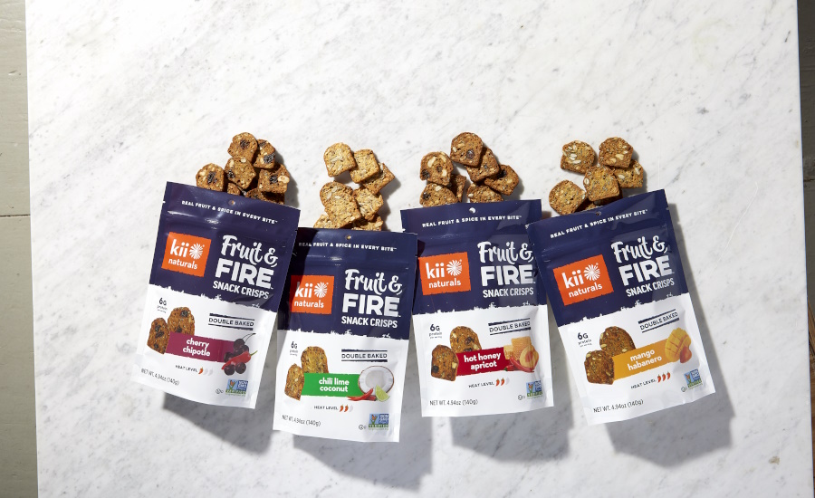 Kii Naturals launches Fruit & Fire Snack Crisps