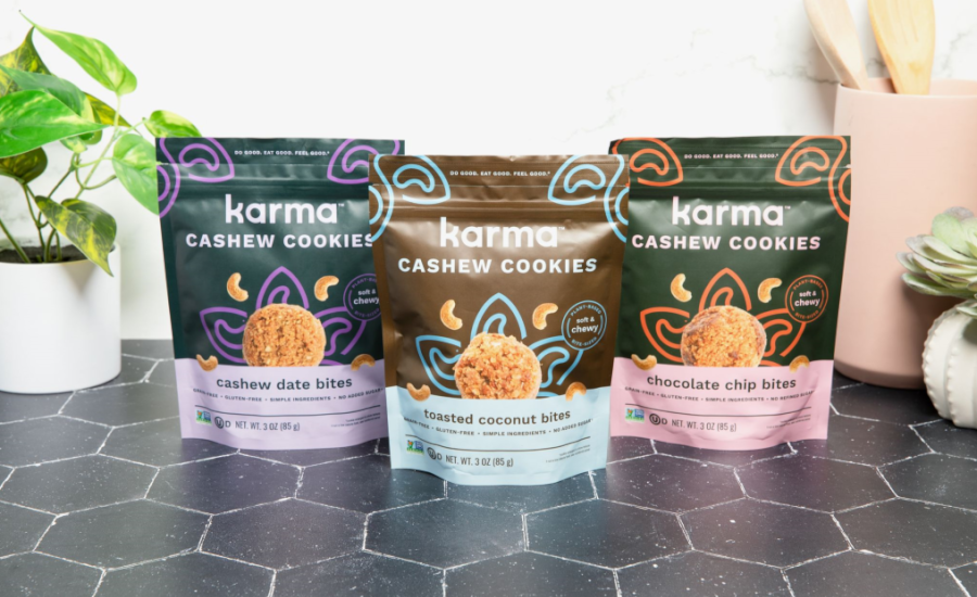 Karma Nuts launches new line of cashew cookies