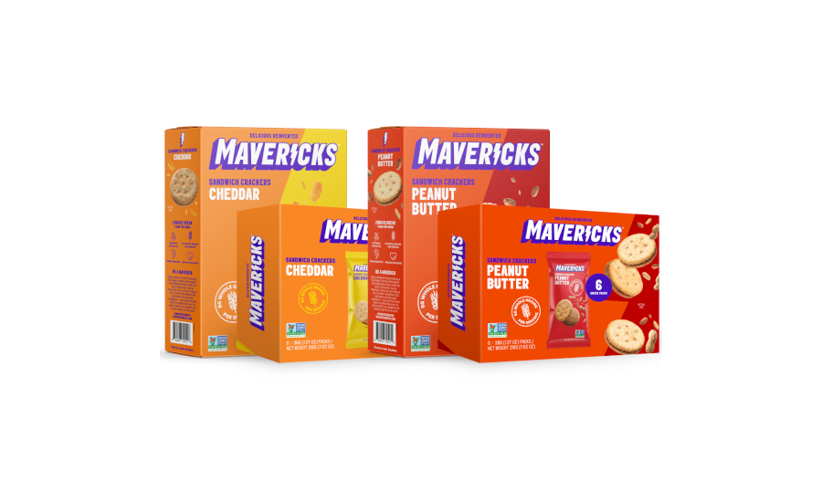 Mavericks Snacks introduces Sandwich Crackers