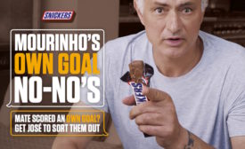 Snickers hires AI clone of football manager José Mourinho