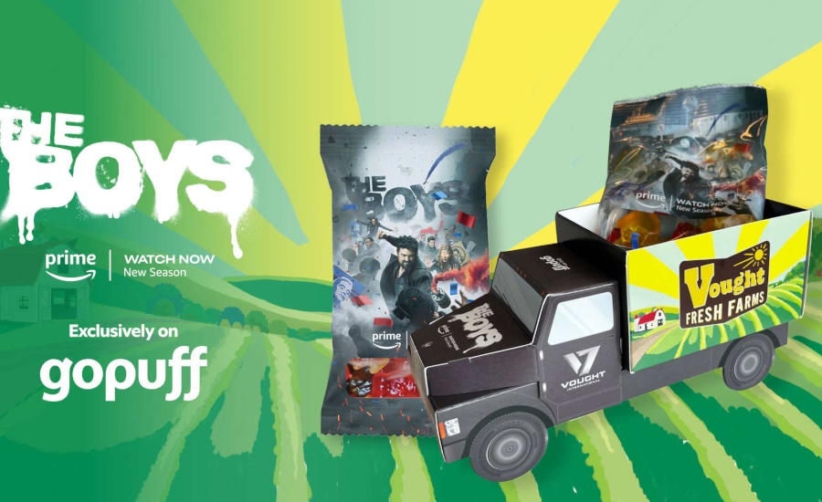 Gopuff, Prime Video launch 'The Boys' gummy truck