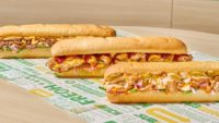 Cheesy Garlic Steak, Honey Mustard BBQ Chicken and Spicy Nacho Chicken join the Subway Series menu