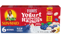 Sun-Maid debuts Blueberry & Vanilla Yogurt Covered Raisins