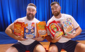 Jason and Travis Kelce, General Mills new cereal