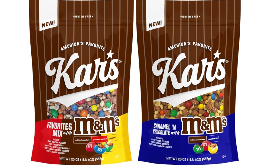 Kar's Nuts debuts M&M's co-branded trail mix line