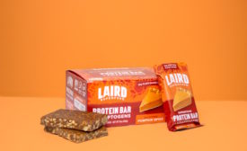 Laird Superfood relaunches LTO pumpkin spice protein bar