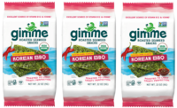 Gimme Seaweed introduces Korean BBQ flavor