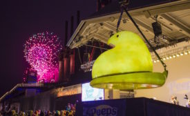 Peeps to ring in new year with 400-pound candy chick drop