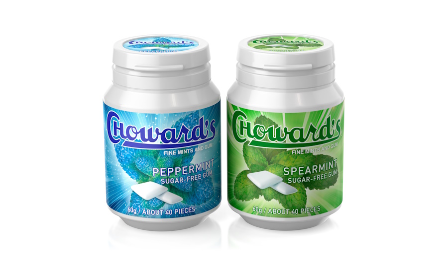 Choward's introduces sugar-free gum bottles