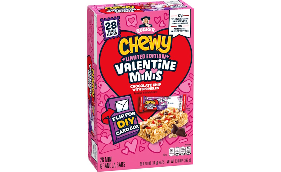 Quaker releases mini Valentine's bars