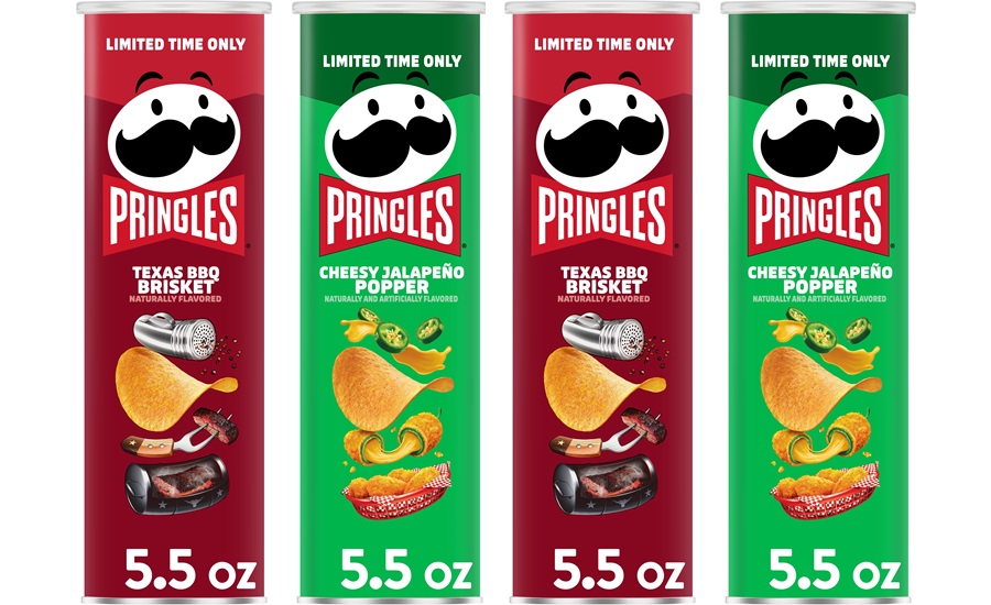 Pringles introduces Texas BBQ Brisket, Jalapeño Popper flavors