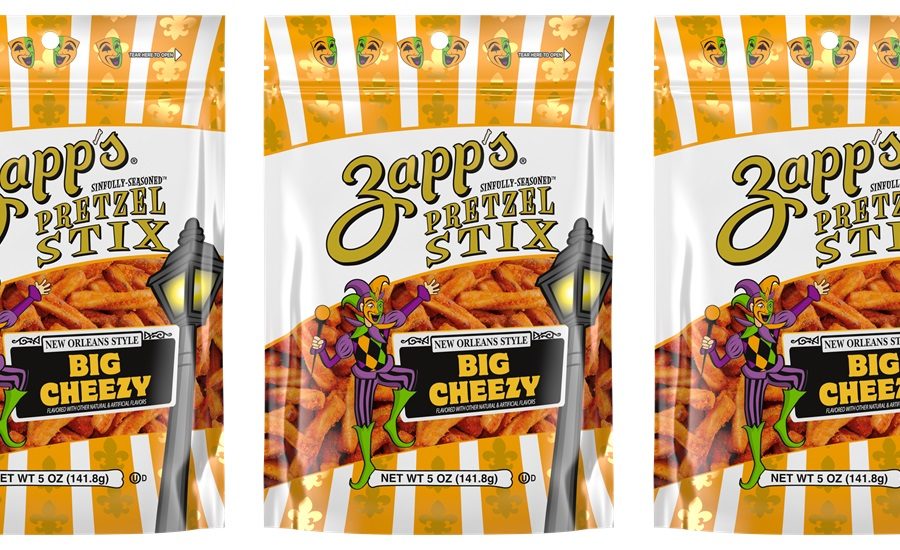 Utz unveils Zapp’s Big Cheezy pretzel sticks