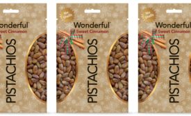 Wonderful Pistachios makes merry with No Shells Sweet Cinnamon nuts