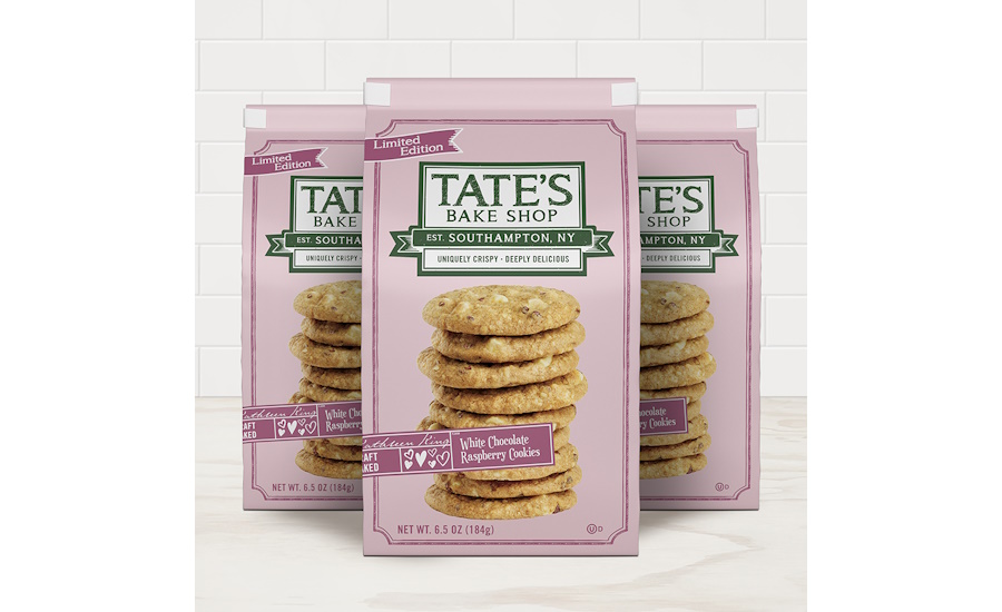 Tate's Bake Shop releases White Chocolate Raspberry Cookies