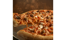 Cicis Pizza serves up spaghetti and meatballs pizza