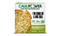 Caulipower introduces frozen Dill Pickle Pizza