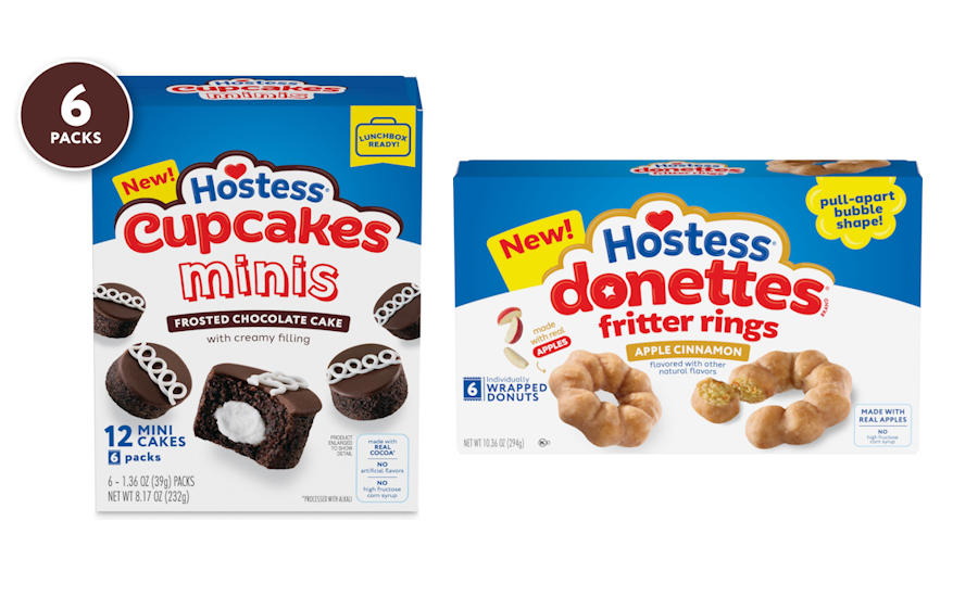 Hostess launches mini cupcakes, Donettes Fritter Rings