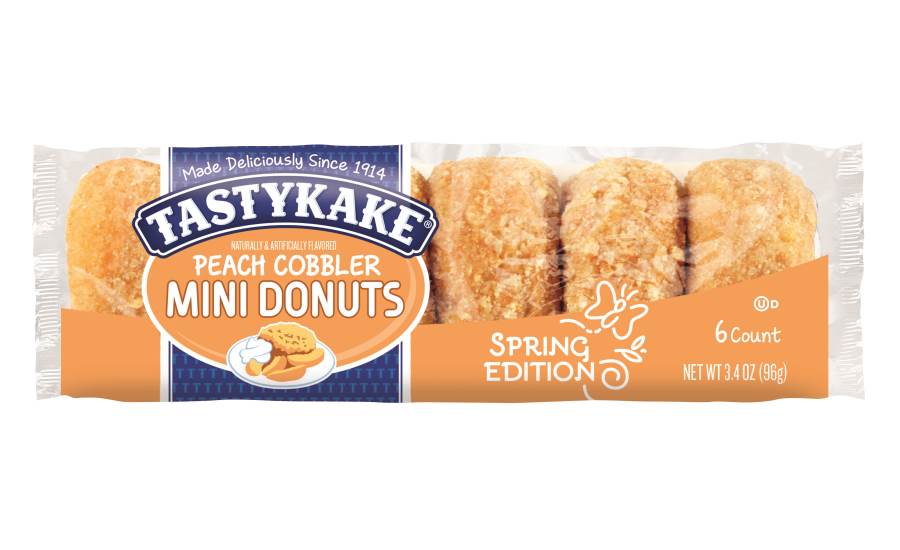 Tastykake Peach Cobbler Mini Donuts