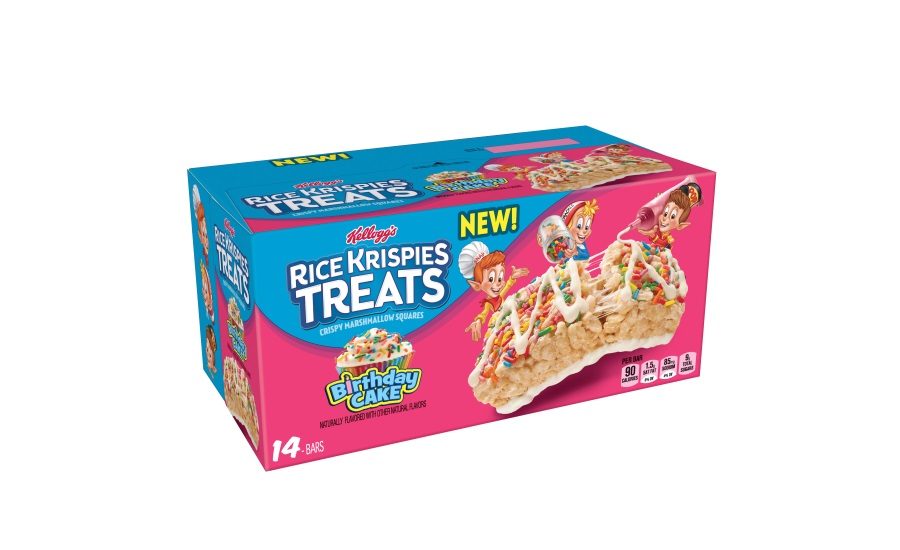 Kellogg's Rice Krispies Treats: Cookies n' Cream and Birthday Cake ...