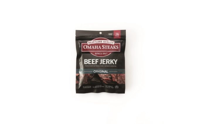 Omaha Steaks Beef Jerky 2.75 Oz, Meaty Snacks