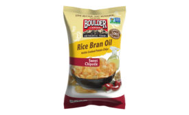 Boulder Canyon chips made with rice bran oil