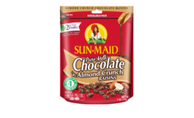 SunMaid chocolate covered raisins