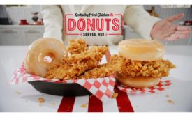 KFC chicken and doughnuts