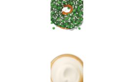 Dunkin Lucky Shamrock Donut