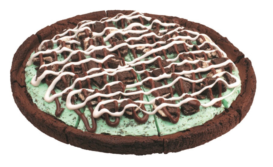 Mint Chocolate Chip Ice Cream Cake Roll