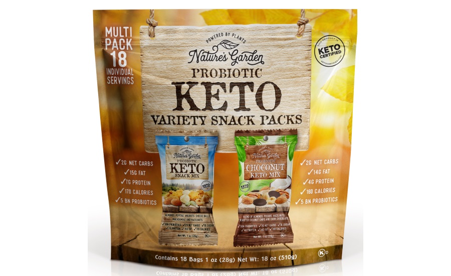 Natures Garden Probiotic Keto Variety Snack Packs