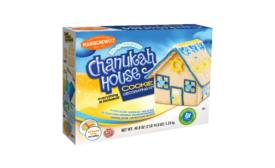 This Festival of Lights, Manischewitz & PJ Library invite families to build a sweet new holiday tradition with the Chanukah House Cookie Kit
