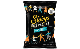 Female-founded Stacys Pita Chips adds women-owned business directory QR code to new bags