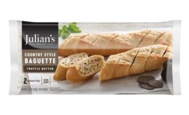 Julians Recipe Truffle Butter Country Baguettes and Cauli-Wafels 