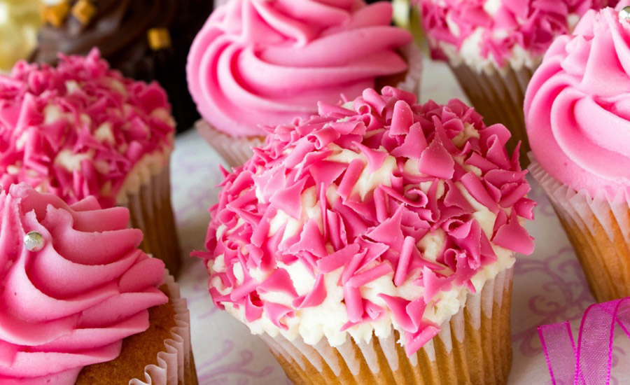 pink cupcakes