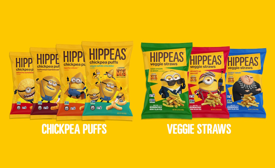 Hippeas LTO Minions-themed snacks