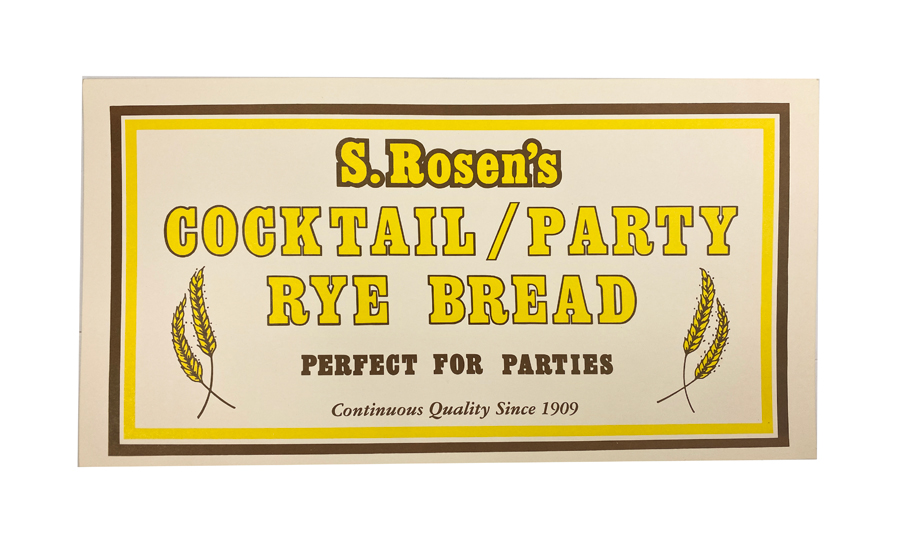 cocktail/party rye bread