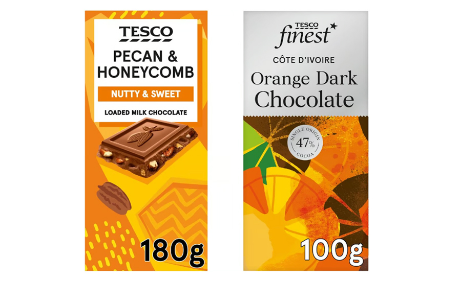 nutty and sweet chocolate and orange dark chocolate