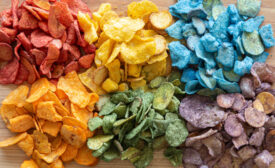 colorful chips