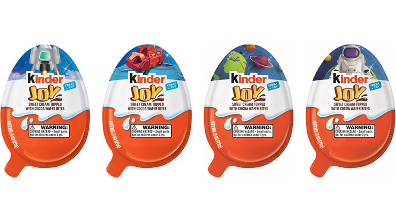 Kinder Joy candy now comes with rockets, rovers and other space toys