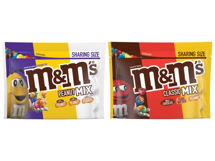 M&M's mixes three flavors in one bag in two varieties - classic